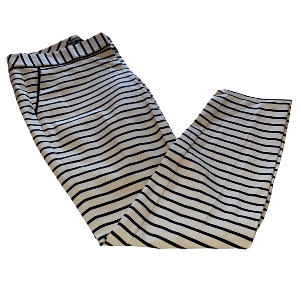 Express columnist striped pants size 2 NWOT